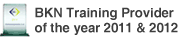 BKN Training Provider of the year 2011
